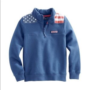 VINEYARD VINES pull over quarter zip